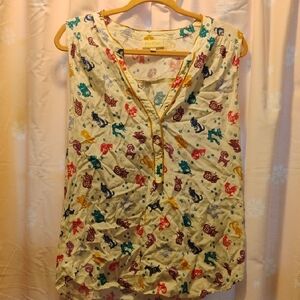 EUC Modcloth Zodiac Sleeveless Tank Xl